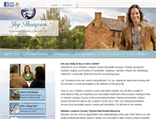 Tablet Screenshot of joythompsonhomes.com